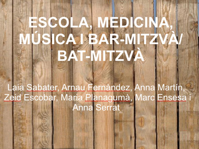 Escola, Medicina, Música i Bar-Mitzvà/Bat-Mitzvà